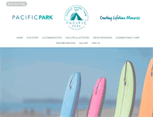 Tablet Screenshot of pacificpark.co.nz